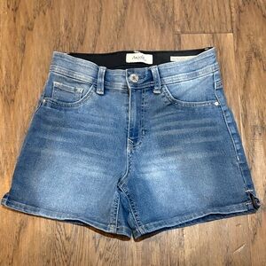 Angels forever young Light Blue Washed Denim Shorts